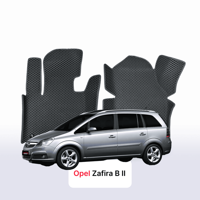 Autokoberce EVA pro Opel Zafira B 2 gen 2005-2014 r. MINIVAN