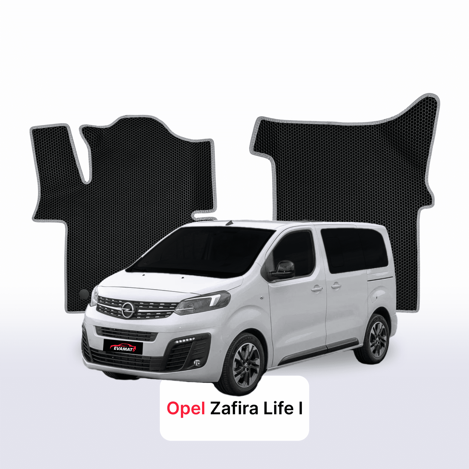 Autokoberce EVA pro Opel Zafira Life 1 gen 2019-2027 r. MINIVAN S