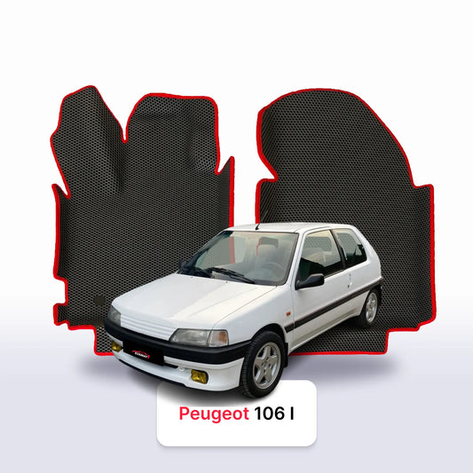 Car mats EVA for Peugeot 106 1 gen 1991-2003 year HATCHBACK 3 door