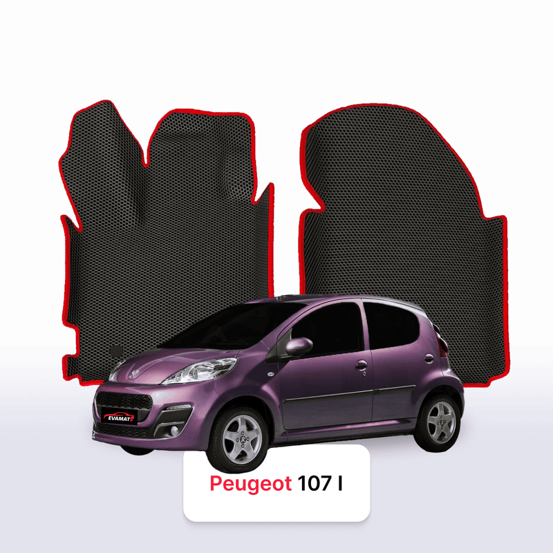 Autokoberce EVA pro Peugeot 107(MT) 1 gen 2005-2014 r. HATCHBACK 5 dveří