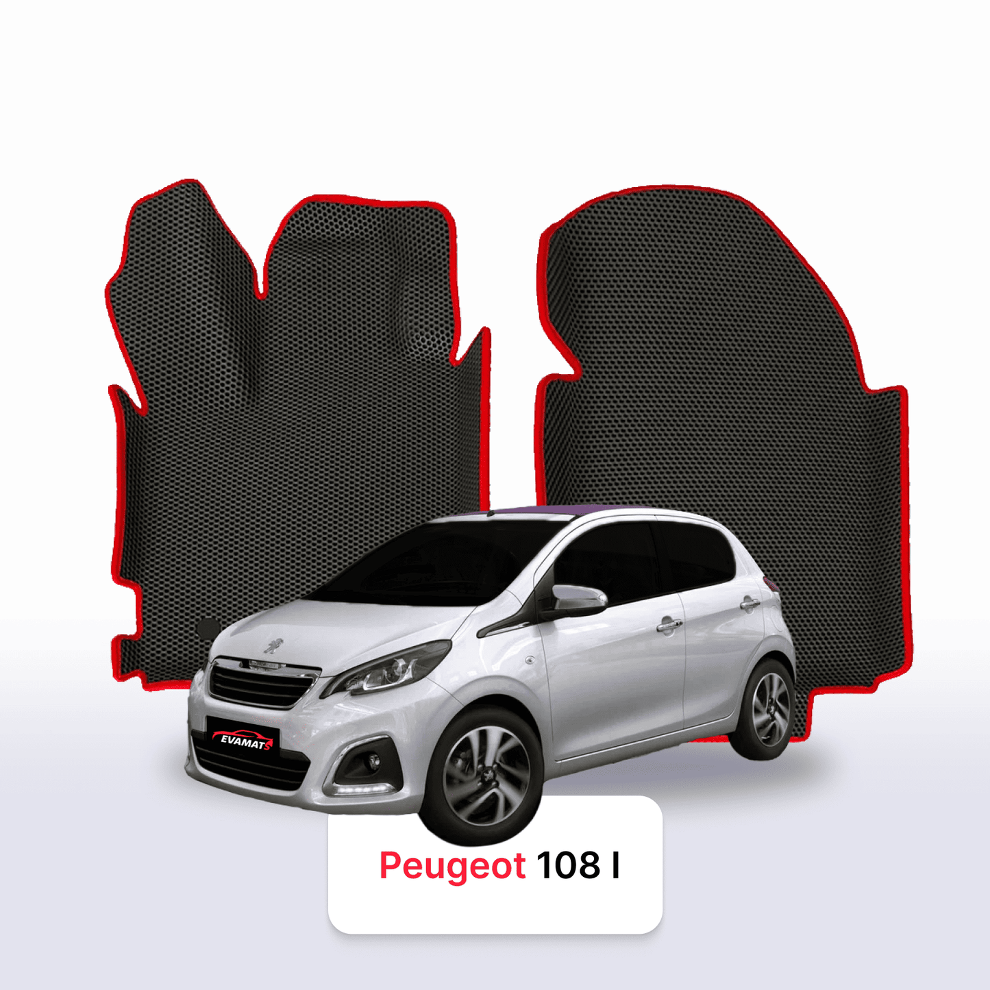 Autokoberce EVA pro Peugeot 108 1 gen 2014-2021 r. HATCHBACK 5 dveří