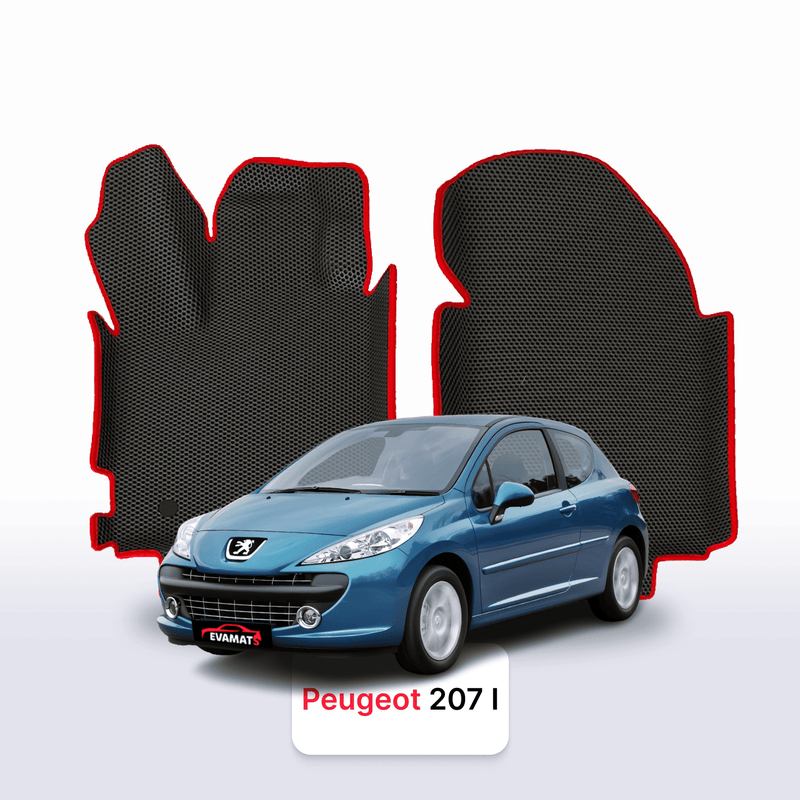 Autokoberce EVA pro Peugeot 207(MT) 1 gen 2006-2015 r. HATCHBACK 3 dveře