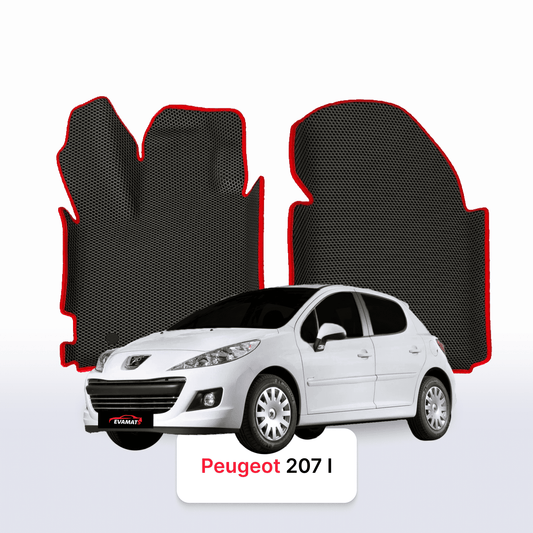 Autokoberce EVA pro Peugeot 207(MT) 1 gen 2006-2015 r. HATCHBACK 5 dveří