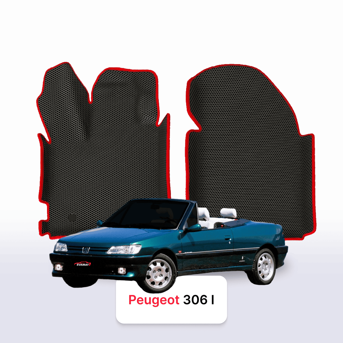 Autokoberce EVA pro Peugeot 306(MT) 1 gen 1993-2002 r. KABRIOLET