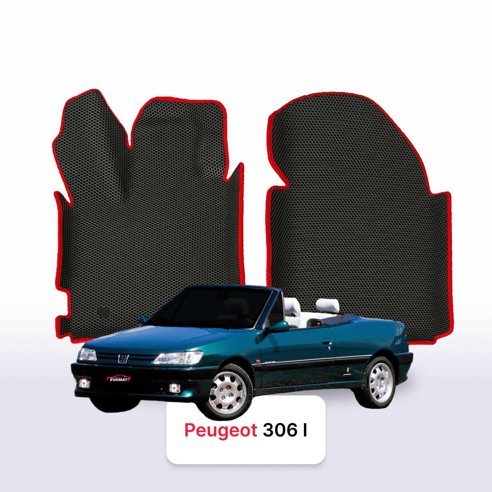 Autokoberce EVA pro Peugeot 306(MT) 1 gen 1993-2002 r. KABRIOLET