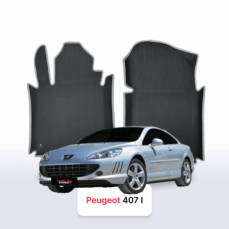 Autokoberce EVA pro Peugeot 407(MT) 1 gen 2004-2011 r. KUPÉ