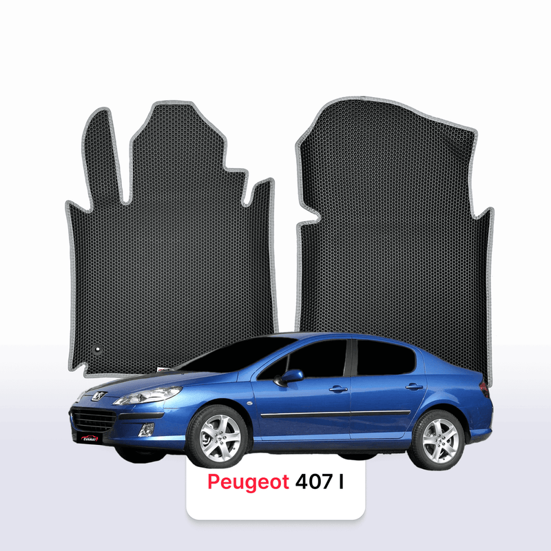 Autokoberce EVA pro Peugeot 407(MT) 1 gen 2004-2011 r. SEDAN