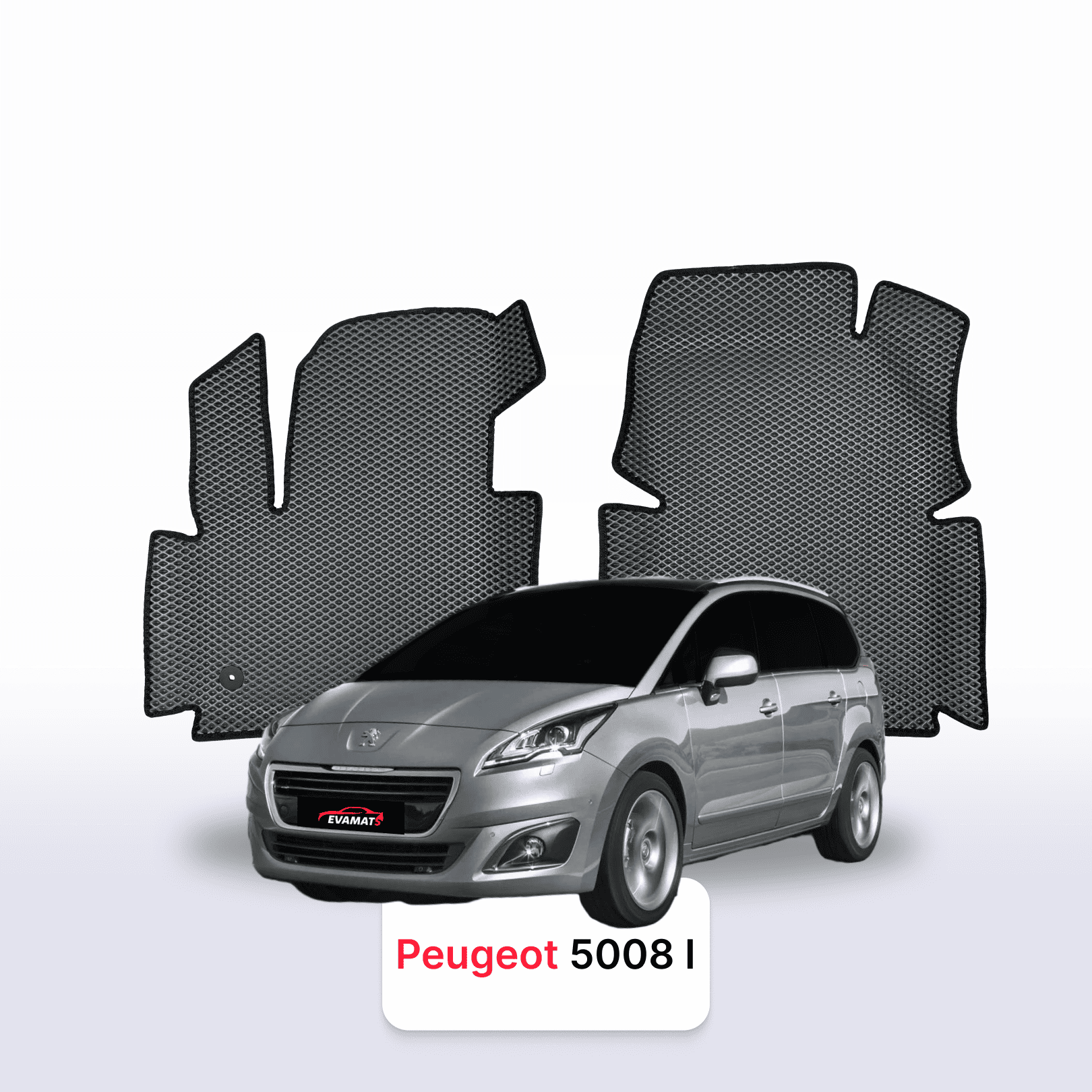 Autokoberce EVA pro Peugeot 5008(MT) 1 gen 2009-2016 r. MINIVAN