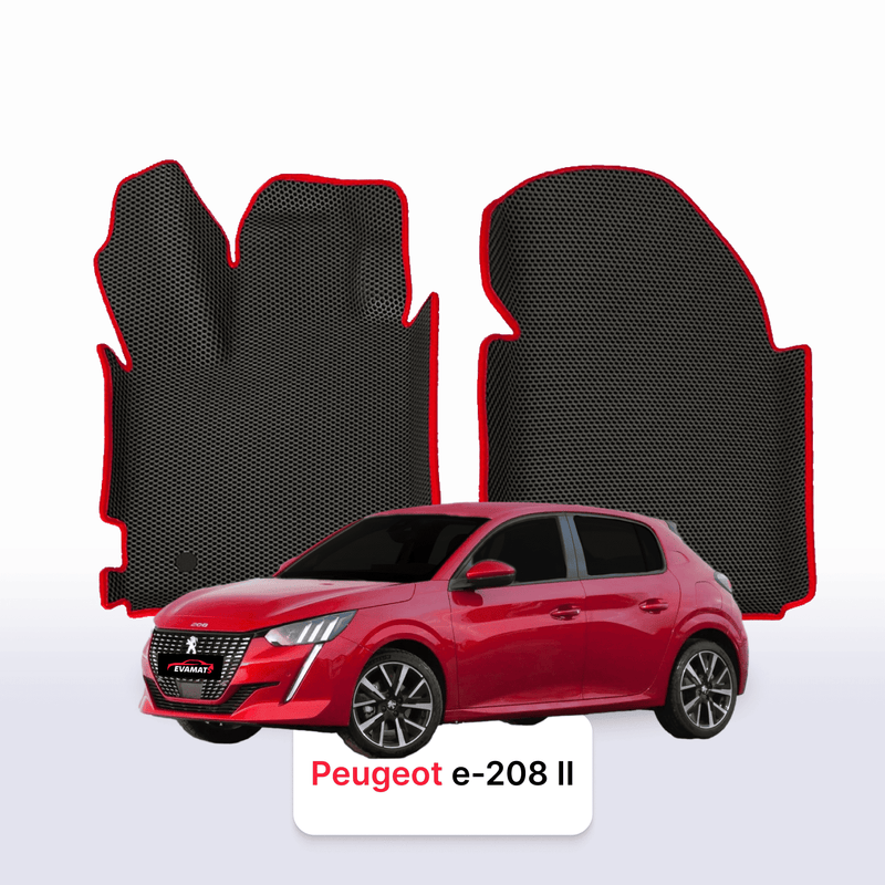 Autokoberce EVA pro Peugeot E-208(MT) 2 gen 2019-2028 r. Elektro HATCHBACK 5 dveří