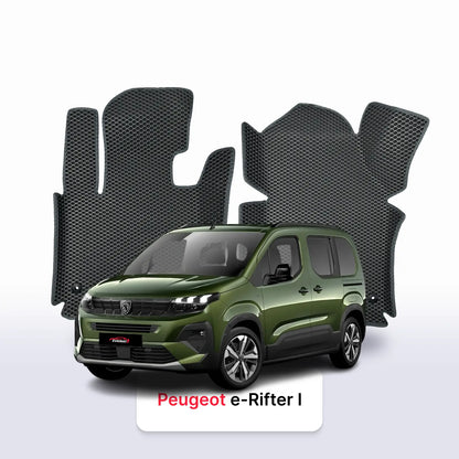 Autokoberce EVA pro Peugeot e-Rifter 1 gen 2018-2026 r. MINIVAN