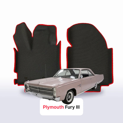 Autokoberce EVA pro Plymouth Fury 3 gen 1967-1968 r. SPORT KUPÉ
