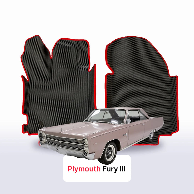 Autokoberce EVA pro Plymouth Fury 3 gen 1967-1968 r. SPORT KUPÉ