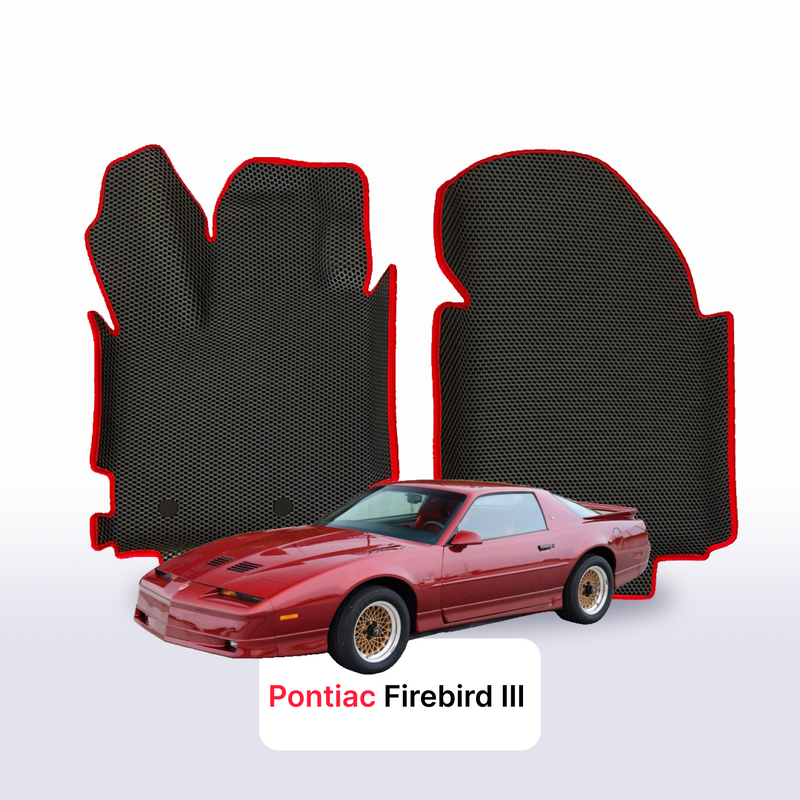 Autokoberce EVA pro Pontiac Firebird 3 gen 1982-1992 r. KUPÉ