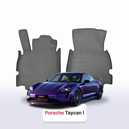 Autokoberce EVA pro Porsche Taycan 1 gen 2019-2028 r. Elektro Sedan Turbo GT