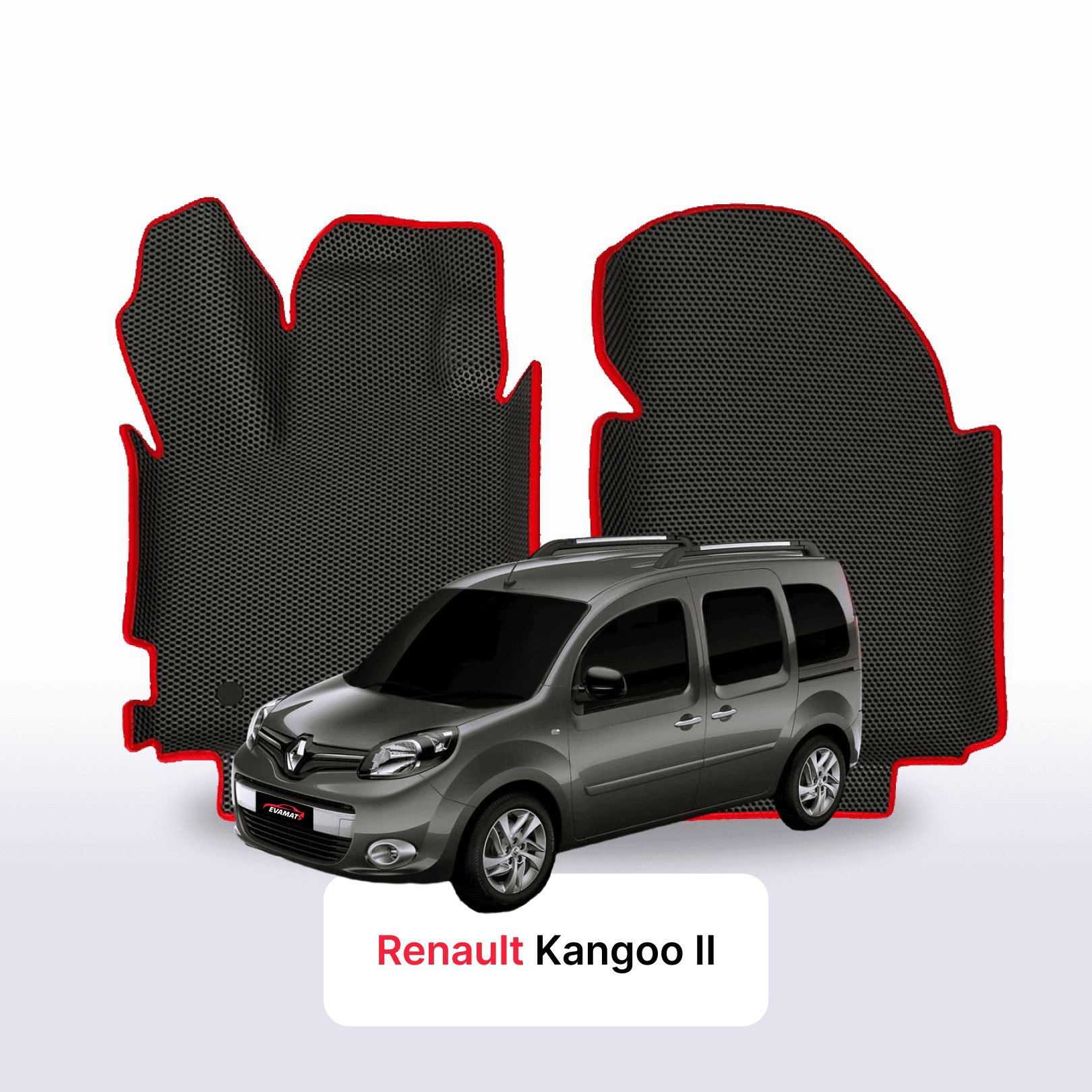 Autokoberce EVA pro Renault Kangoo 2 gen 2008-2021 r. MINIVAN