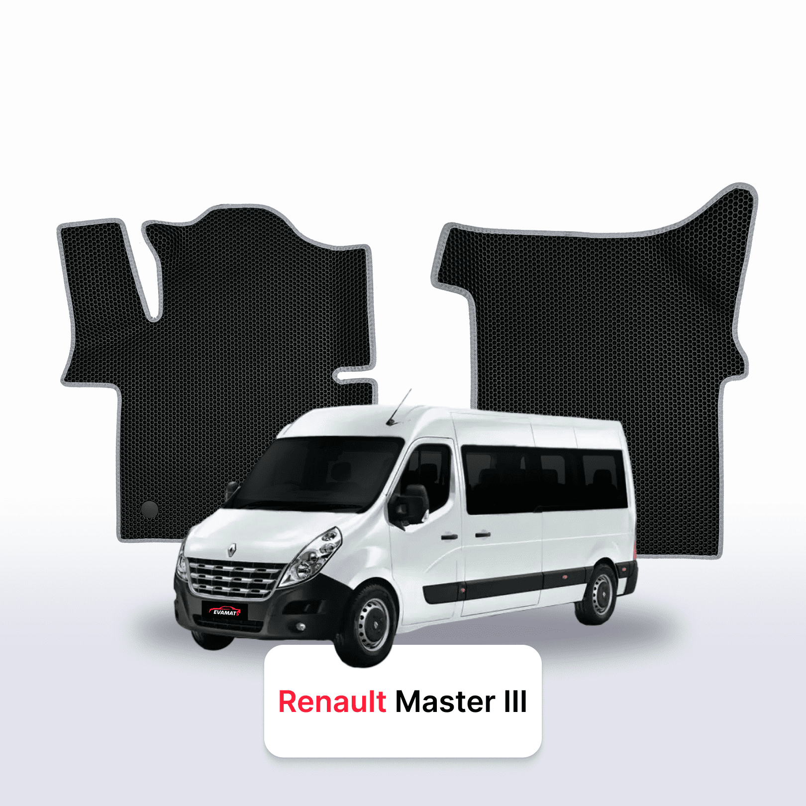 Autokoberce EVA pro Renault Master pre-facelift 3 gen 2010-2019 r. MINIVAN