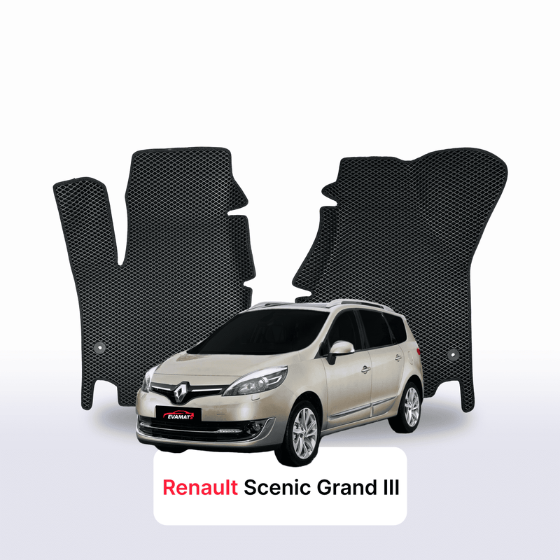 Autokoberce EVA pro Renault Scenic Grand 3 gen 2009-2016 r. MINIVAN