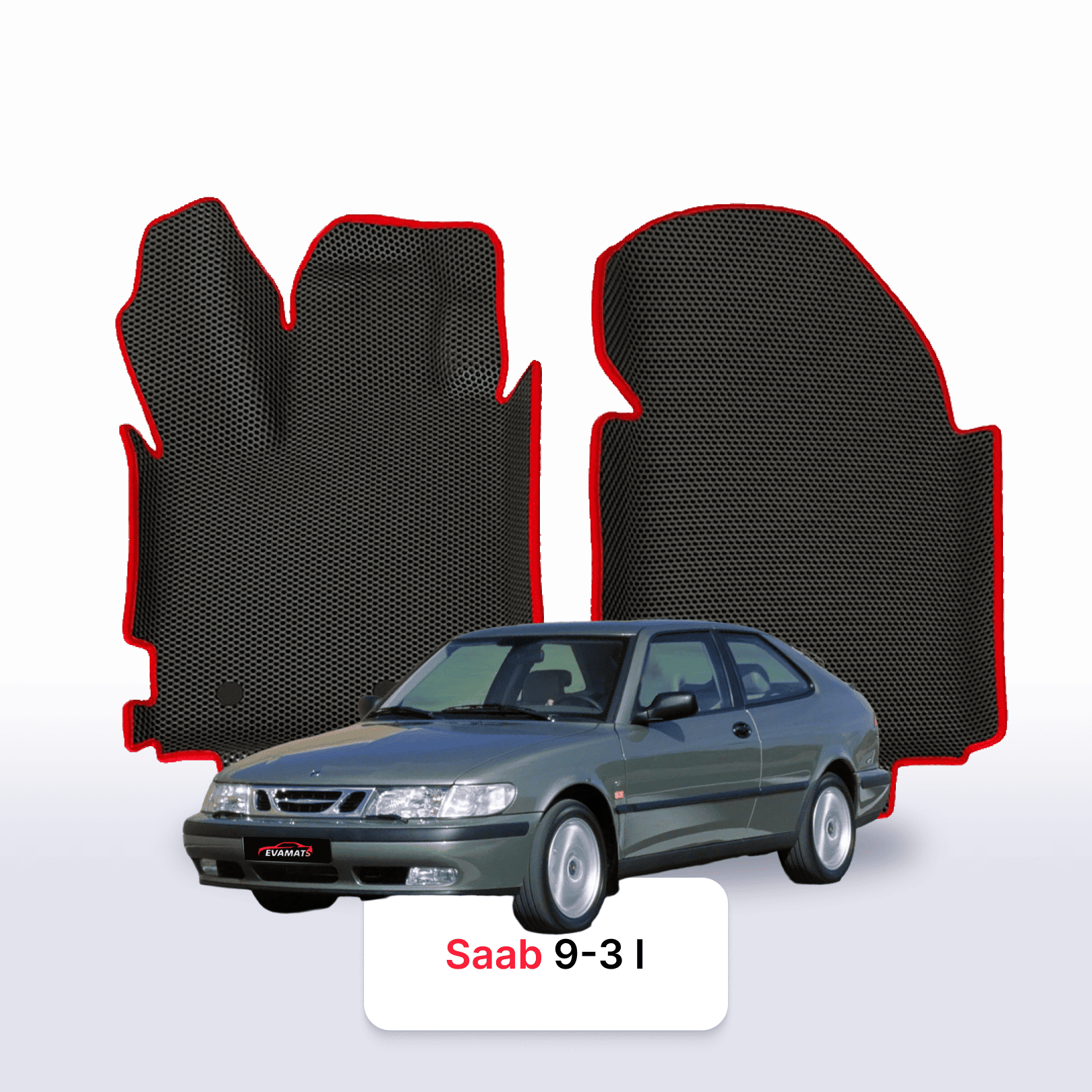 Autokoberce EVA pro Saab 9-3 1 gen 1998-2003 r. HATCHBACK 3 dveře