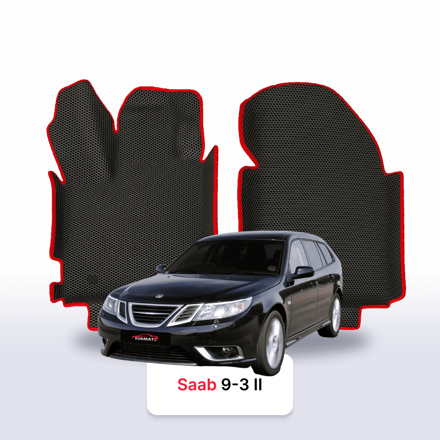 Autokoberce EVA pro Saab 9-3 2 gen 2002-2014 r. KOMBI