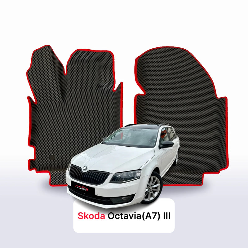 Autokoberce EVA pro Skoda Octavia(A7) pre-facelift 3 gen 2013-2016 r. KOMBI