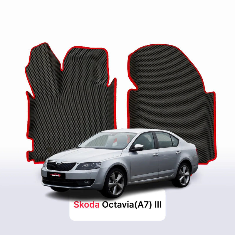 Autokoberce EVA pro Skoda Octavia(A7) pre-facelift 3 gen 2013-2016 r. LIFTBACK