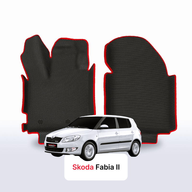 Autokoberce EVA pro Skoda Fabia 2 gen 2007-2014 r. HATCHBACK5 dveří