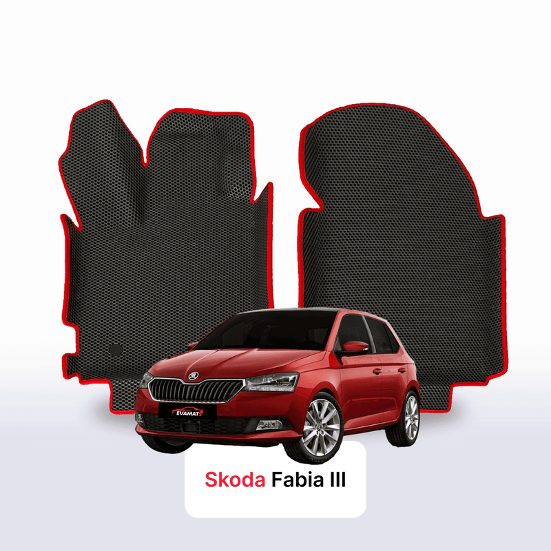 Autokoberce EVA pro Skoda Fabia 3 gen 2014-2022 r. HATCHBACK 5 dveří
