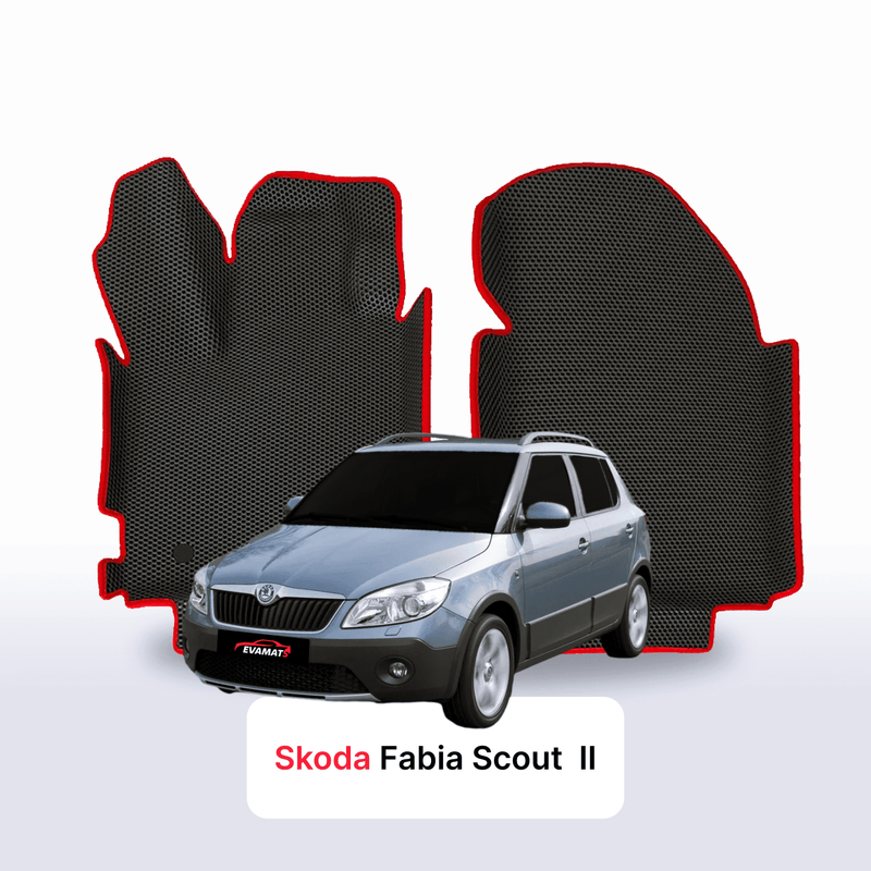 Autokoberce EVA pro Skoda Fabia Scout 2 gen 2010-2014 r. HATCHBACK 5 dveří