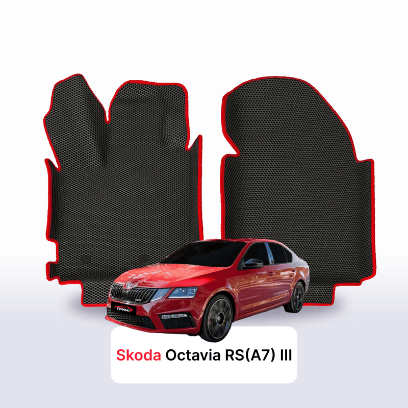 Autokoberce EVA pro Skoda Octavia RS(A7) 3 gen 2013-2020 r. LIFTBACK