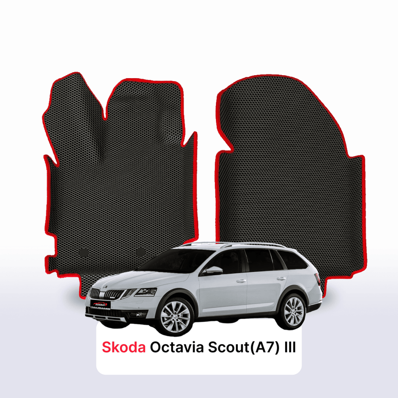 Autokoberce EVA pro Skoda Octavia Scout(A7) 3 gen 2013-2019 r. KOMBI