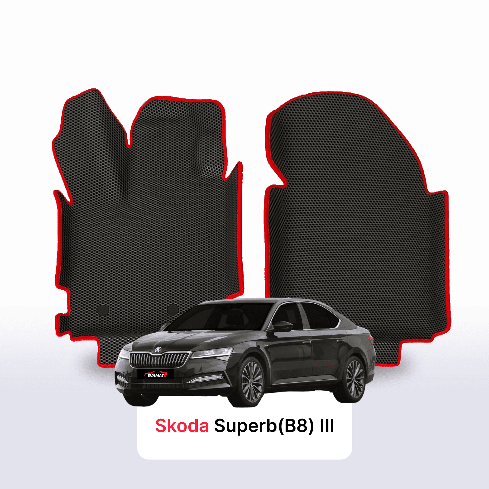 Autokoberce EVA pro Skoda Superb(B8) 3 gen 2015-2024 r. LIFTBACK