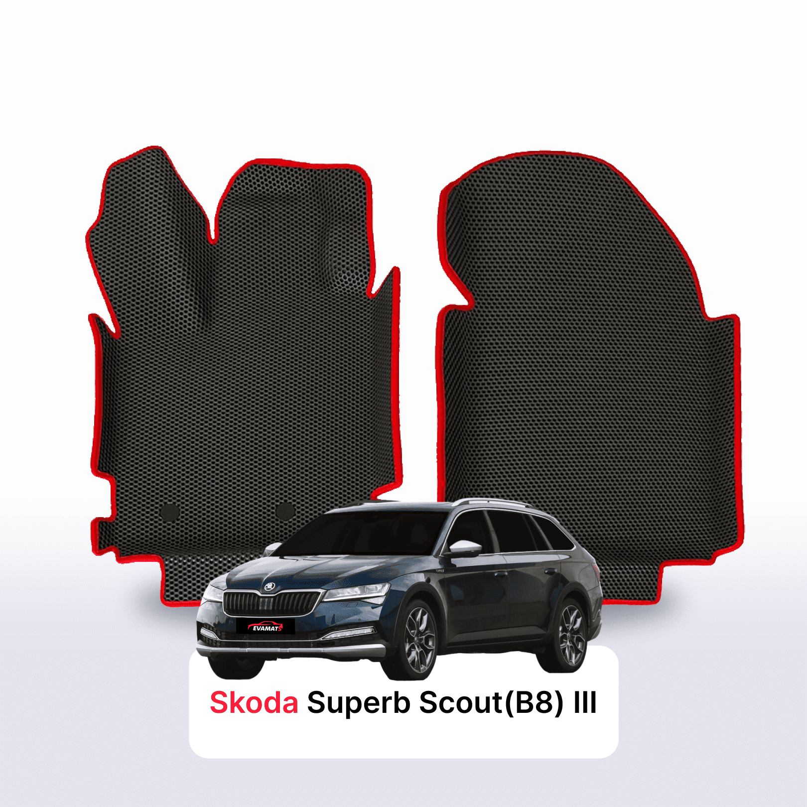 Autokoberce EVA pro Skoda Superb Scout(B8) 3 gen 2019-2025 r. KOMBI