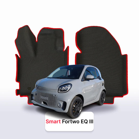 Car mats EVA for Smart Fortwo EQ 3 gen 2016-2024 year HATCHBACK 3 door