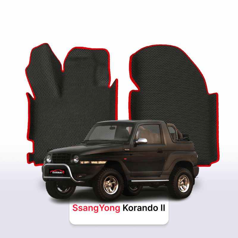 Autokoberce EVA pro SsangYong Korando 2 gen 1996-2006 r. KABRIOLET SUV 3 dveře