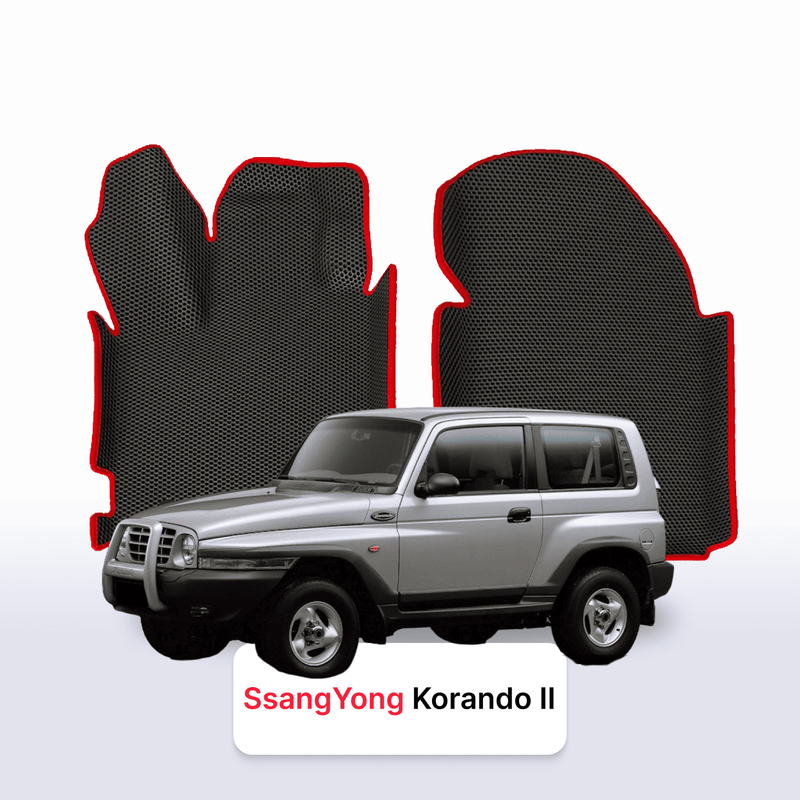 Autokoberce EVA pro SsangYong Korando 2 gen 1996-2006 r. SUV 3 dveře