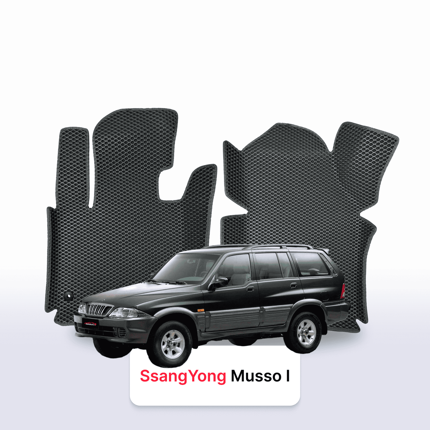 Autokoberce EVA pro SsangYong Musso 1 gen 1993-2006 r. SUV