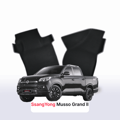 Autokoberce EVA pro SsangYong Musso Grand 2 gen 2018-2027 r. PICK-UP dvojkabina