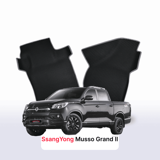 Autokoberce EVA pro SsangYong Musso Grand 2 gen 2018-2027 r. PICK-UP dvojkabina