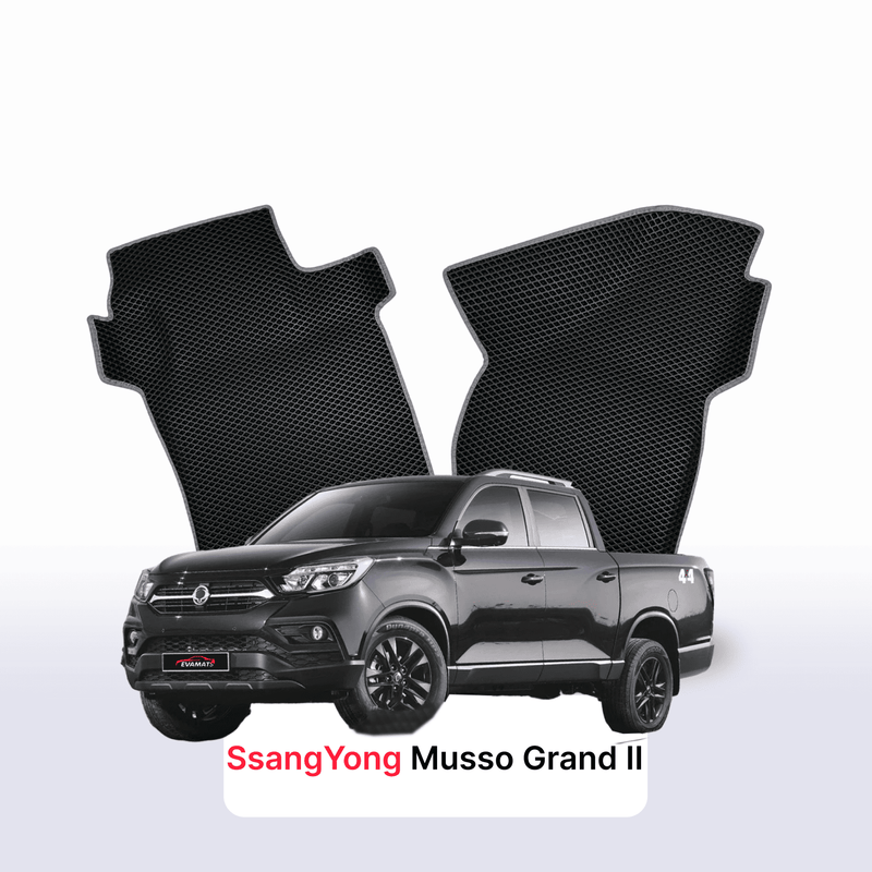 Autokoberce EVA pro SsangYong Musso Grand 2 gen 2018-2027 r. PICK-UP dvojkabina