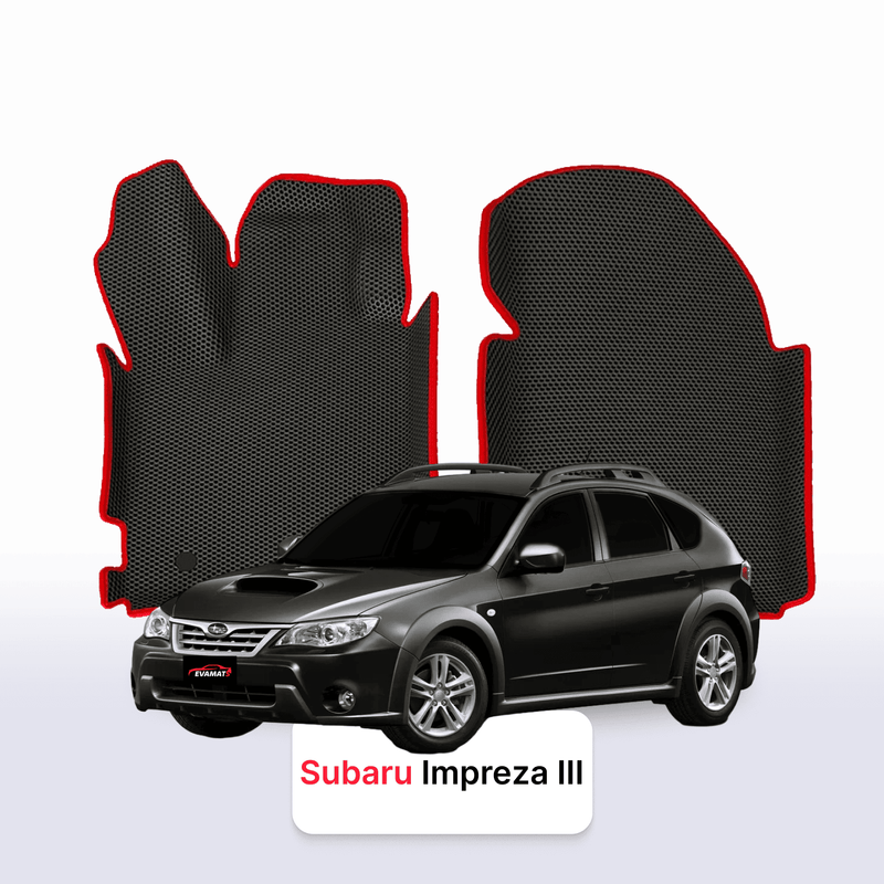Autokoberce EVA pro Subaru Impreza(XV) 3 gen 2007-2011 r. HATCHBACK 5 dveří