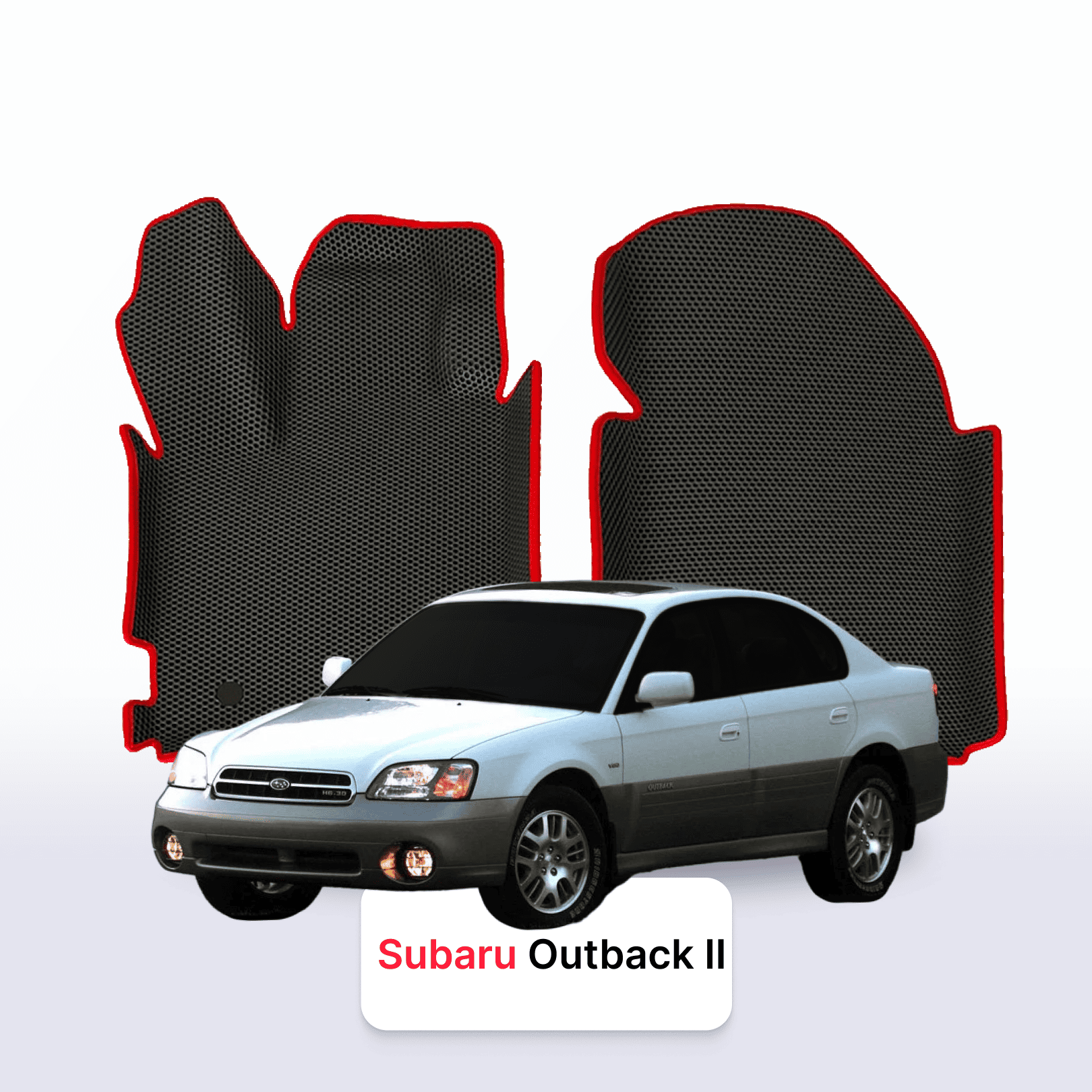 Autokoberce EVA pro Subaru Outback 2 gen 1998-2004 r. SEDAN