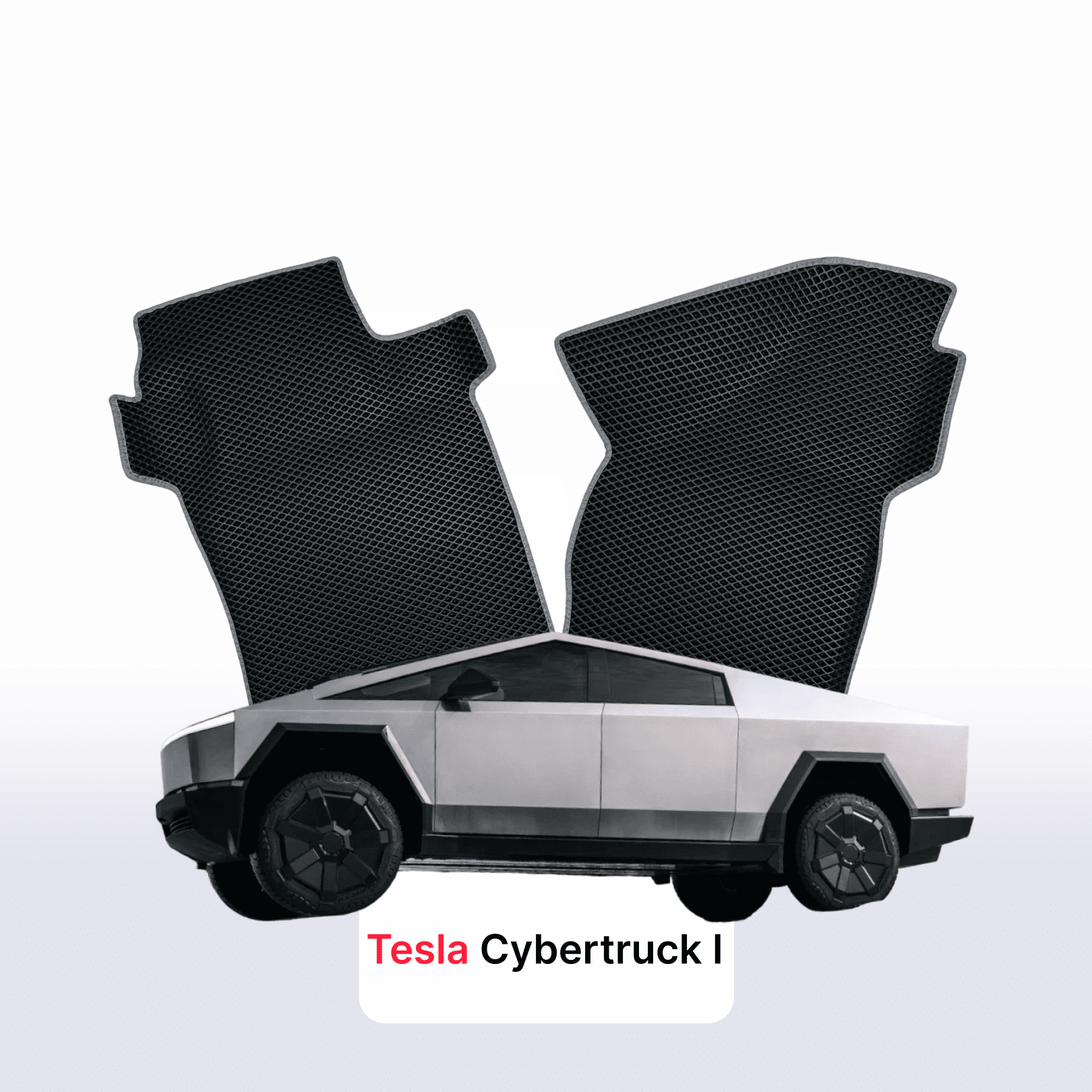 Autokoberce EVA pro Tesla CyberNÁKLADNÍ AUTO 1 gen 2023-2028 r. PICK-UP dvojkabina