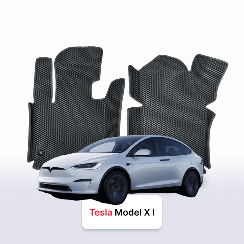 Autokoberce EVA pro Tesla Model X 1 gen 2015-2026 r. Elektro SUV 7 míst