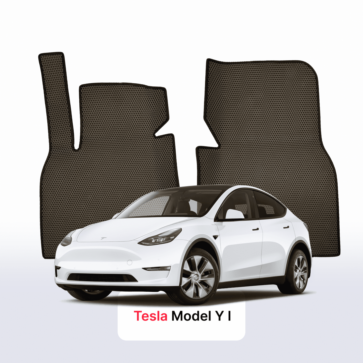Autokoberce EVA pro Tesla Model Y Long Range 1 gen 2015-2028 r. SUV 5 míst