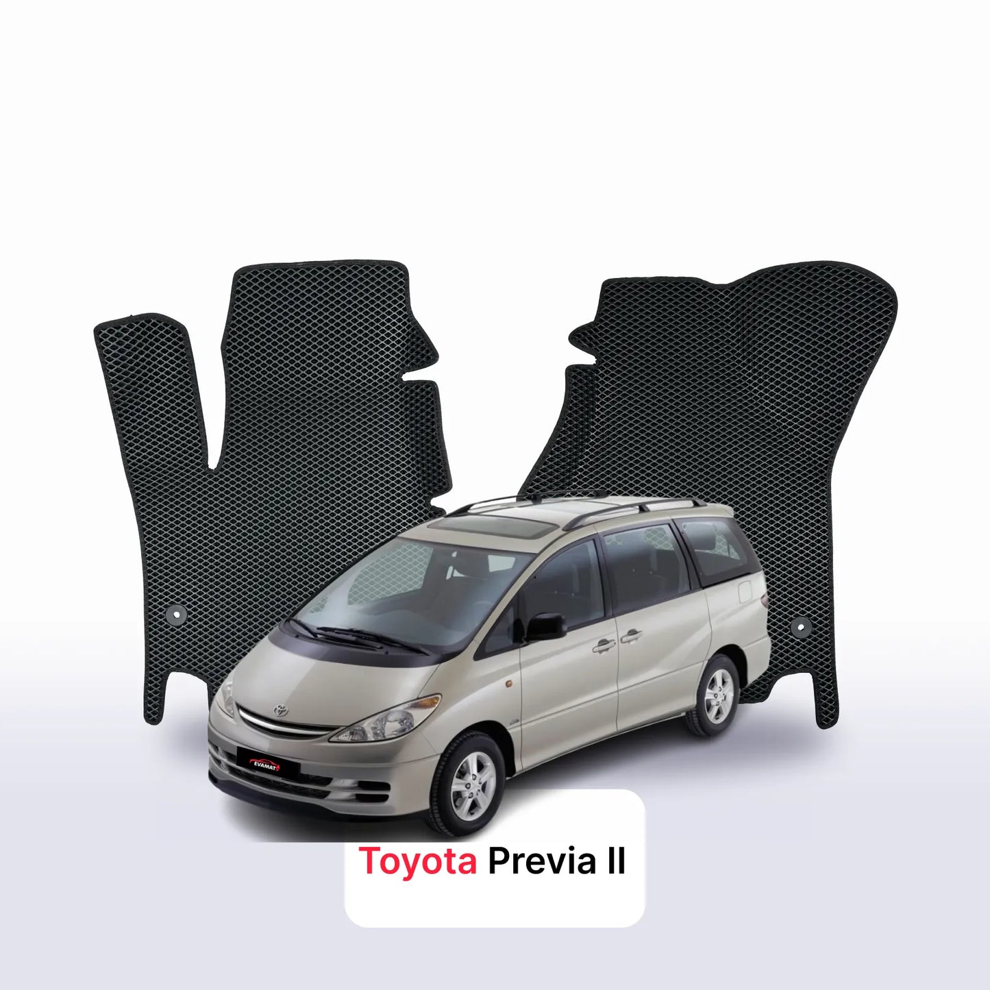 Autokoberce EVA pro Toyota Previa 2 gen 2000-2006 r. MINIVAN
