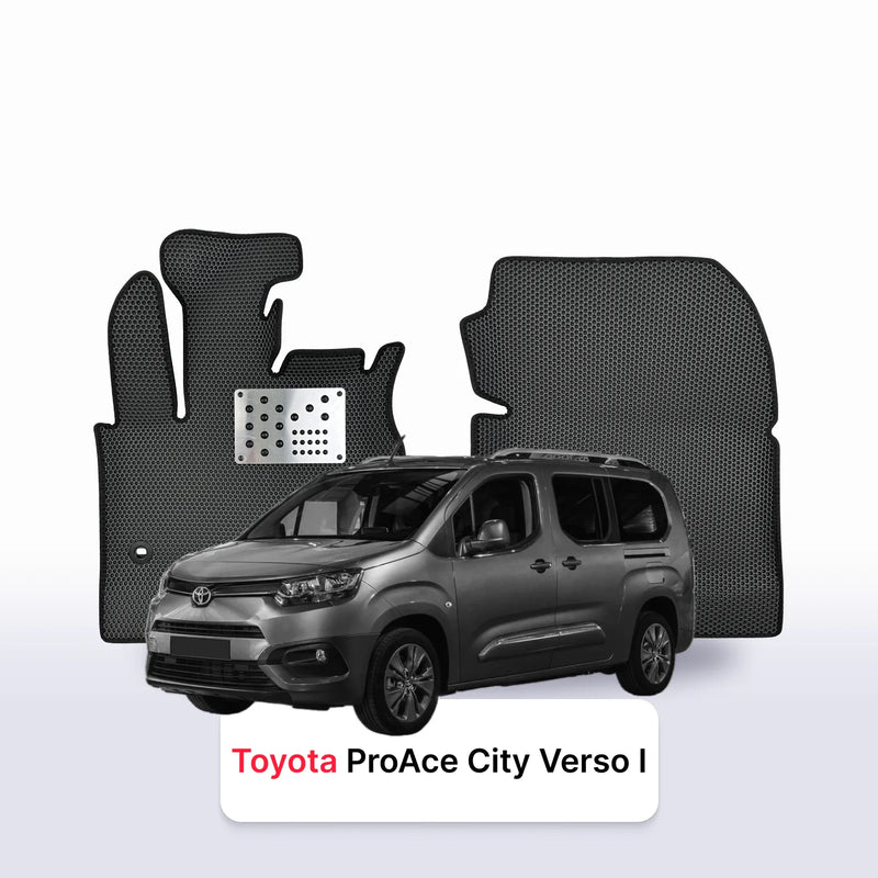 Autokoberce EVA pro Toyota ProAce City Verso 2019-2028 r. LONG MINIVAN