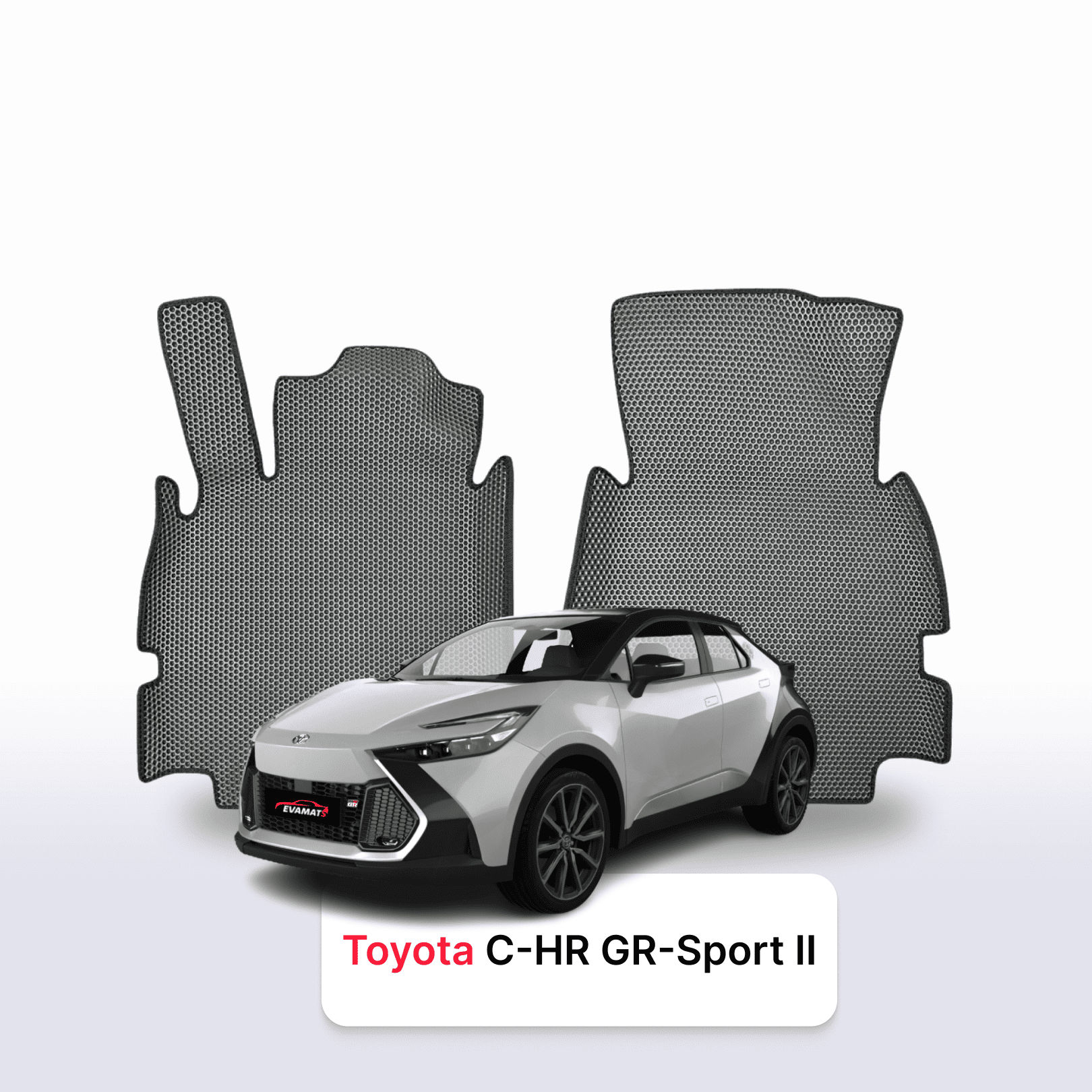 Autokoberce EVA pro Toyota C-HR GR-Sport 2 gen 2023-2028 r. SUV + EVA nášlap