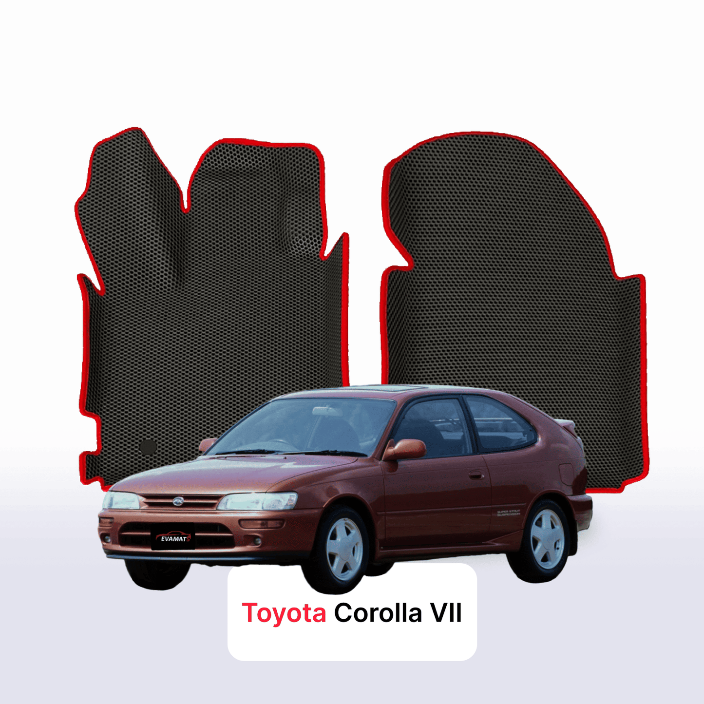 Autokoberce EVA pro Toyota Corolla 7 gen 1992-1997 r. HATCHBACK 3 dveře