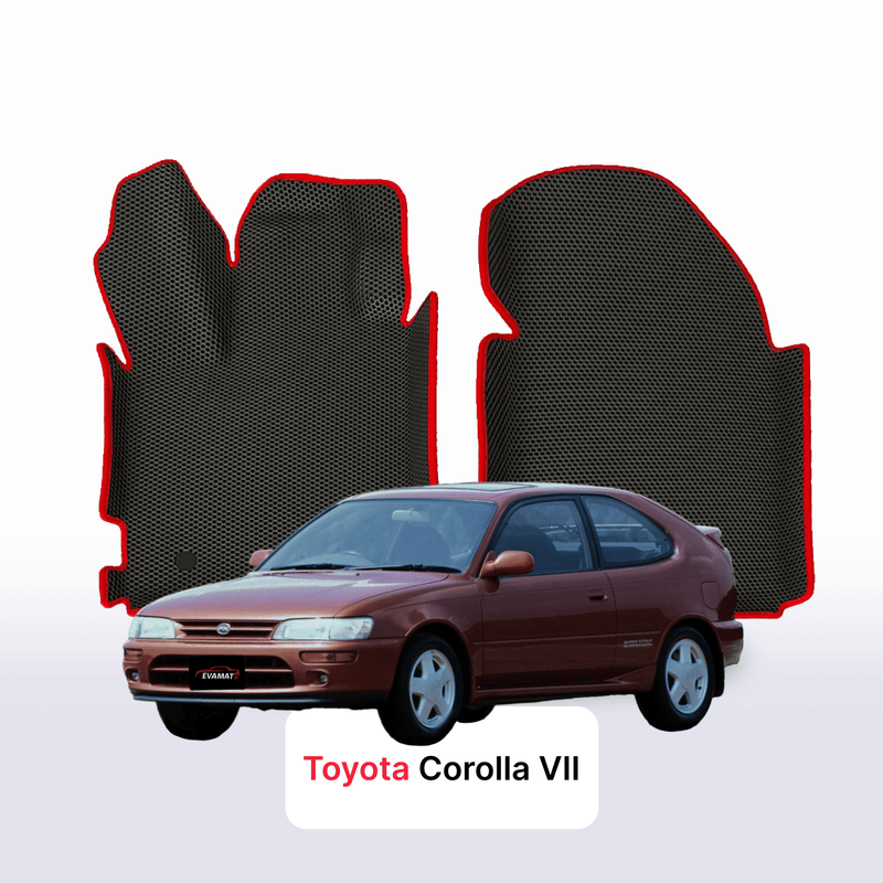 Autokoberce EVA pro Toyota Corolla 7 gen 1992-1997 r. HATCHBACK 3 dveře