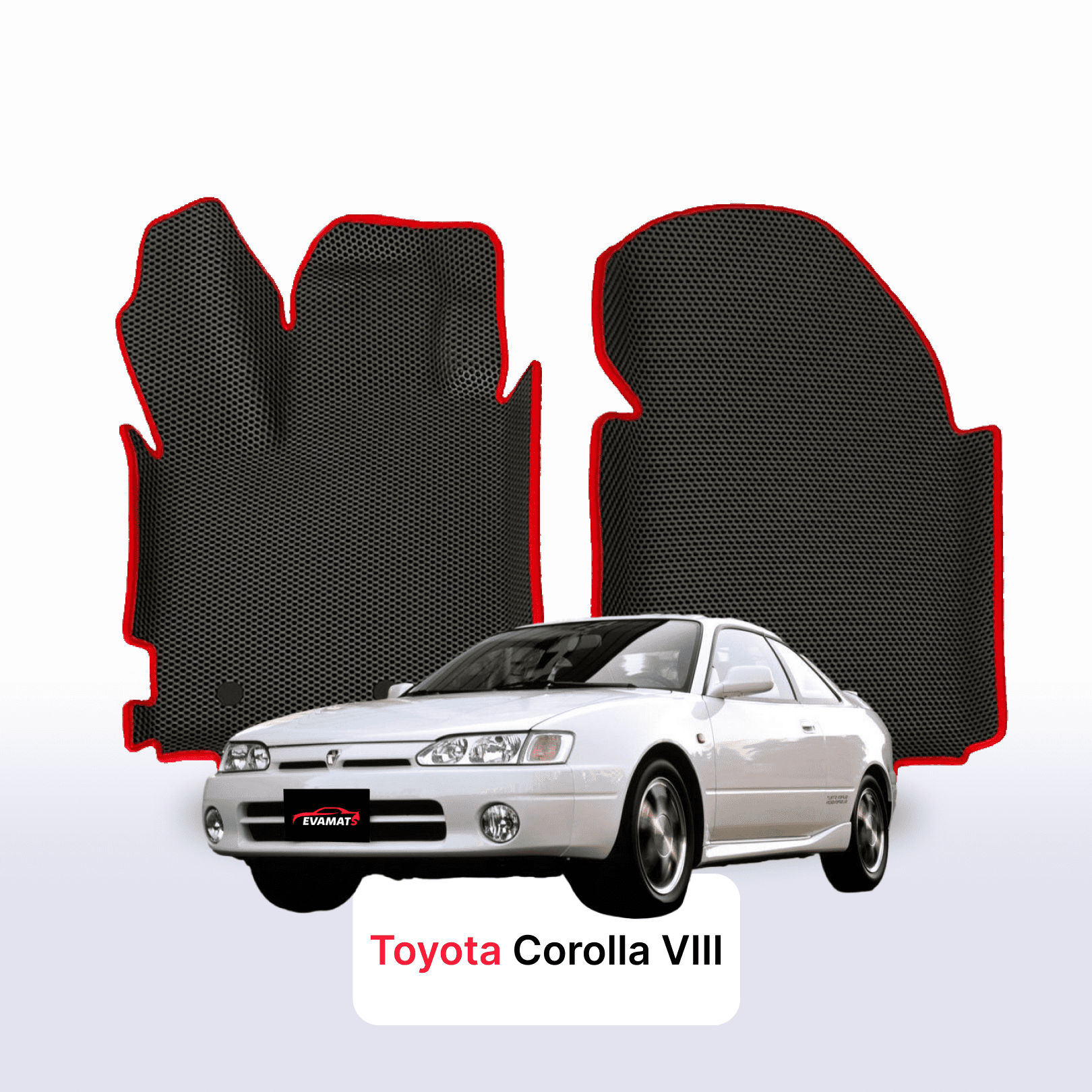 Autokoberce EVA pro Toyota Corolla 8 gen 1995-2000 r. KUPÉ